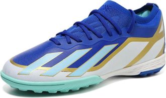 Generic Football Shoes for Boys and Girls with Long Nails for Competition and Training, Broken Nails -- Sapphire Blue, 6.5 UK