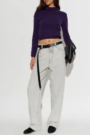 Jil Sander High-waisted Jeans, Womens, Grey