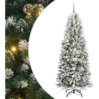 vidaXL &Aacute;rbol De Navidad Artificial 210 Cm Pvc Y Pl&aacute;stico Y Acero Y Pe Vidaxl