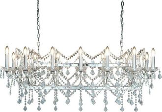Searchlight Searchlight Florence - 14 Light Crystal Chandelier Chrome Finish, E14