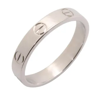 Cartier White Gold White Gold (18K) Band Ring (Pre-Owned)