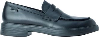 Camper Schoenen, Heren, Zwart, 44 EU, Leer, Dean Loafers