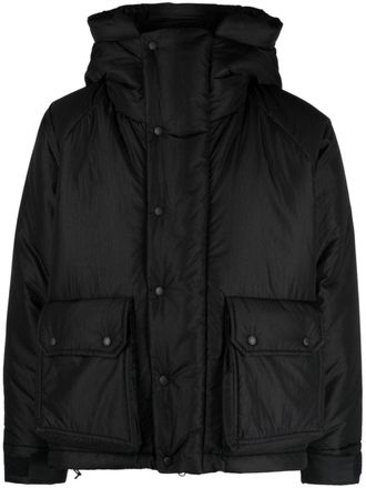 Maison Kitsun&eacute; Piumino con stampa Moncler Genius x And Wander - Nero