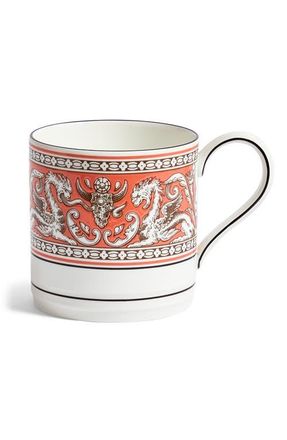 Wedgwood Florentine Bone China Mug in Salmon at Nordstrom