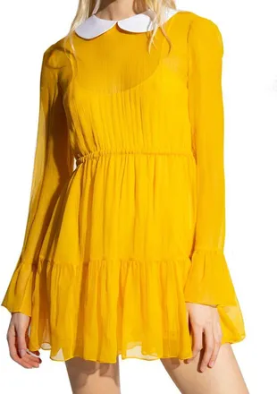 Gucci Womens Bicolor Acetate Casual Dress