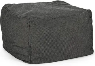 BIZZOTTO Bizzotto - Puf De Exterior En Tejido Sparrow Antracita 50x50x H36 Cm