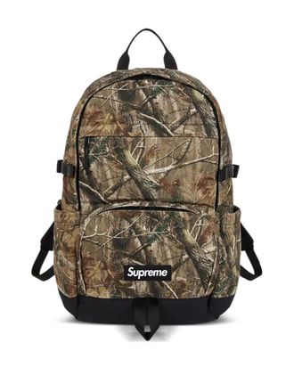 SUPREME denim Camo backpack - Neutrals