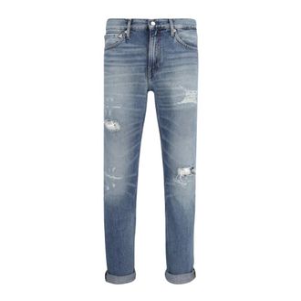 Calvin Klein Rechte jeans - Heren - Jeans - Blauw - Maat: W29 Katoen