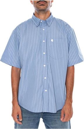 Carhartt Work in Progress Hombre, Camisas, Azul, Talla: S