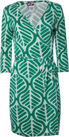Diane Von F&uuml;rstenberg Diane Von Furstenberg, Wrap dress in green and white