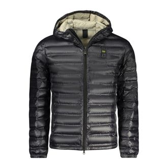 Blauer Nero Poliammide Mens Mens Jacket
