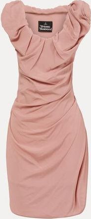 Vivienne Westwood Ginnie Amber Mini Dress Recycled Polyester Blush 38 Women