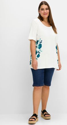 Sheego T-Shirt »T-Shirt« 1 Stk. tlg