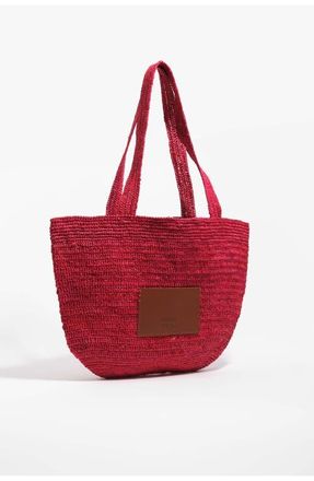 Bimba & Lola Woven Shoulder Bag in Red at Nordstrom