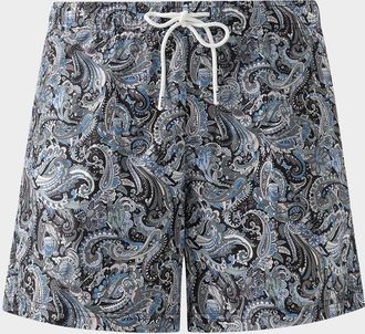 Eton Men & apos;s Paisley Slim Swim Trunks