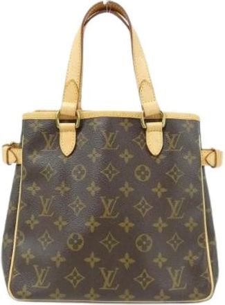 Louis Vuitton Pre-owned Handbags, female, Brown, Size: ONE SIZE Pre-owned Canvas Handbag