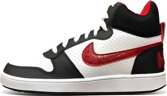 Nike Court Borough Mid Black Red CU2982-061