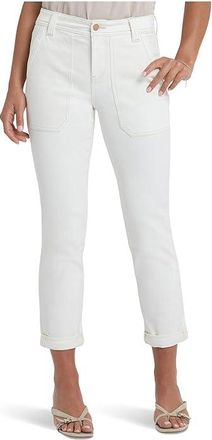 NYDJ Margot Girlfriend in Vintage White Womens Clothing Vintage White : 14 26.5, Cotton/Denim/Elastane