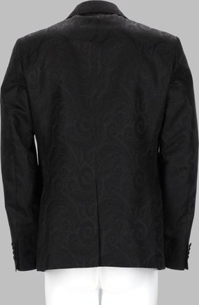 Brian Dales Single-Breasted Wool Blend Jacket - Black