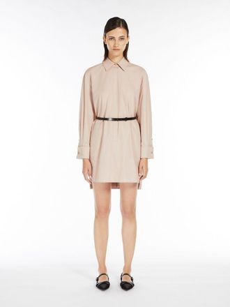 Max Mara Womens Alcade Dress Pink - Nude Cotton - Size EU 42 (Womens)