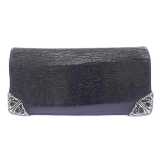 Chrome Hearts LNG SNGL FOLD TIPS Leather Wallet