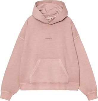 Carhartt Work in Progress Hooded Benton Sweatshirt - Dames - Hoodies - Roze - XS - Katoen - Hoodies & sweatvesten