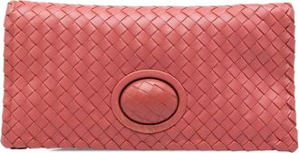 Bottega Veneta Pre-owned Bottega Veneta Nappa Intrecciato Turn Lock Clutch Ladies CW7VTZ6ZXS4I1D7Q