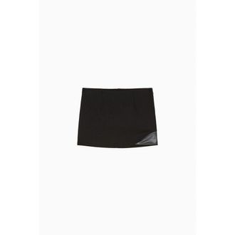 Patrizia Pepe Black Viscose Mini Womens Skirt
