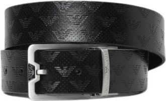 Emporio Armani Designer Riem Collectie - Heren - Riemen - Zwart - ONE Size - Accessoires