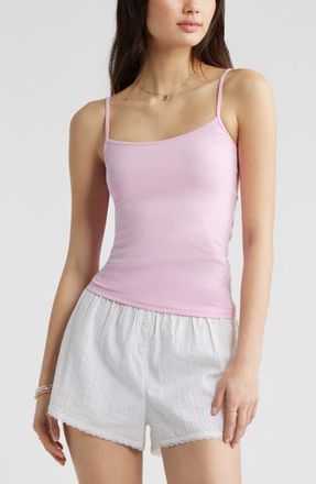 BP. Core Stretch Cotton Camisole in Pink Sweet at Nordstrom, Size Xx-Large