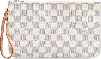 Louis Vuitton Pre-owned Stylish Zip Pouch - Dames - Vintage Clutch - Wit - ONE Size - Vintage
