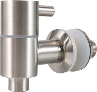 OEM Grifo De Repuesto Para Dispensador De Bebidas, Ca&ntilde;o De Acero Inoxidable Con Palanca, Apto Jarras Vidrio, Cubos Recipientes Cer&aacute;mica Agua, 16 Mm