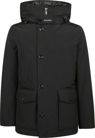 Woolrich Jassen, Heren, Zwart, S, Arctische Anorak voor Extreem Koud Weer