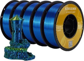 OEM Filamento Para Impresora 3d, Acabado Sedoso, Opciones Multicolor, Amarillo, Verde, Azul