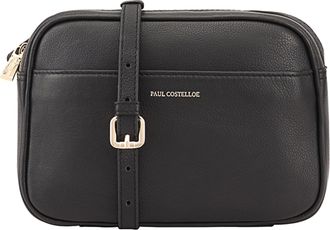 Paul Costelloe Womens Cooper Leather Cross Body Bag - Black - One Size