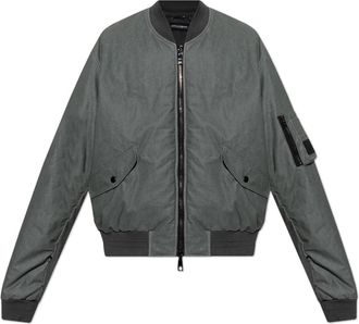 Dolce & Gabbana Linnen jas - Heren - Bomber jackets - Groen - L - Linnen - Jassen