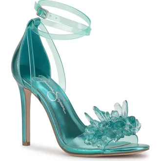 Jessica Simpson Janivah Ankle Strap Sandal in Summer Seafo at Nordstrom, Size 7.5