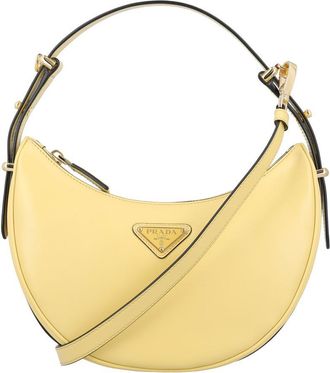 Prada Arqué Small Leather Shoulder Bag