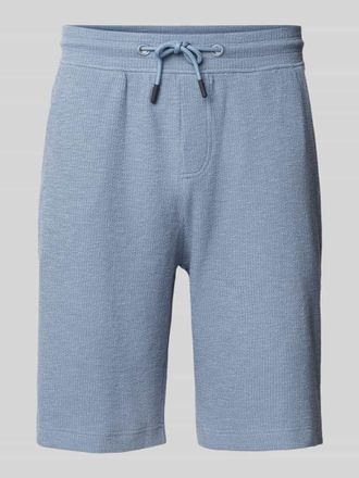 Tom Tailor Regular Fit Shorts aus Baumwoll-Mix in Rauchblau, Gr&ouml;&szlig;e L