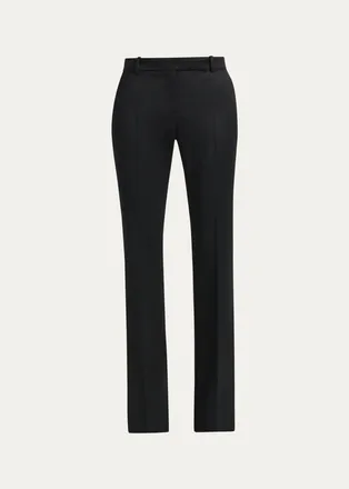 Alexander McQueen Bumster Wool Trousers