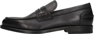 Rossi Leren Moccasins - Heren - Loafers - Zwart - 45 EU - Leer - Schoenen