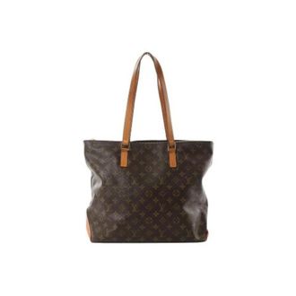 Louis Vuitton Pre-owned Tote Bags, female, Brown, Size: ONE SIZE Pre-owned Cabas Mezzo