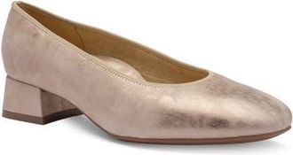 Ara Gypsum Block Heel Pump in Shell at Nordstrom, Size 11.5