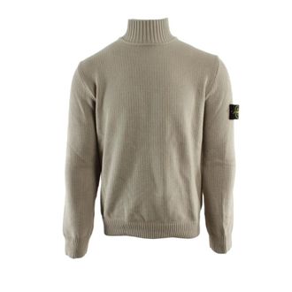 Stone Island Turtleneck Trui - Heren - Coltruien - Beige - M - Truien & Vesten