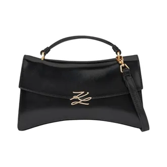Karl Lagerfeld K/Autograph Twist Tph Cb - female - Karl Lagerfeld - Handbags - Black - ONE SIZE - Bags