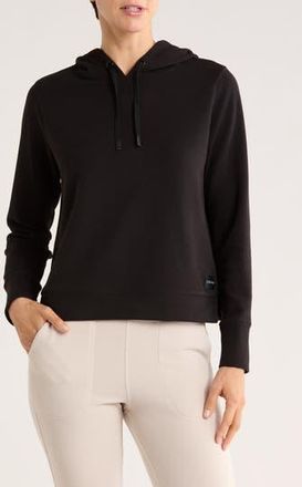 Calvin Klein Tech Waffle Pullover Hoodie in Black at Nordstrom Rack, Size X-Large