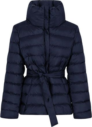 Max Mara Giubbino - Dames - Jassen - Blauw - Maat: S Poliester