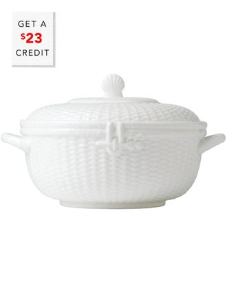 Wedgwood Nantucket Basket Covered Vegetable with $24 Credit