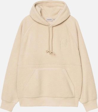 Carhartt Work in Progress Mens Carhartt WIP Hooded Helix Sweatshirt Fleur De Sel/Wall - Tan - Size: 44