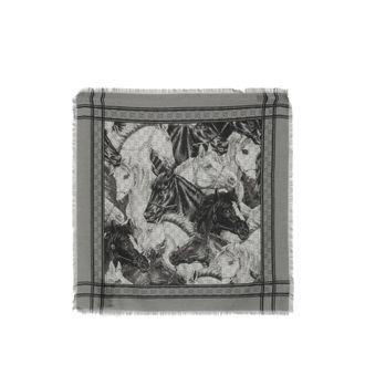 Gucci GG Supreme Horse-print Scarf